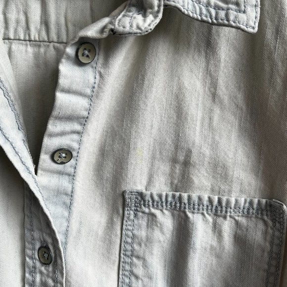JOE FRESH Denim Button Up Shirt - Picture 7 of 7